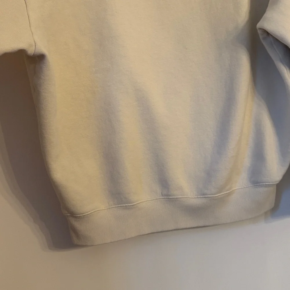 Clare V White and Blue Crewneck Sweater Small - Picture 10 of 10